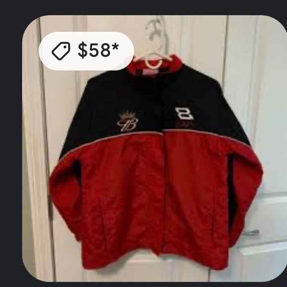 Winners Circle Red Dale Earnhardt Jr Budweiser #8 Jacket Size medium unisex - Picture 6 of 8